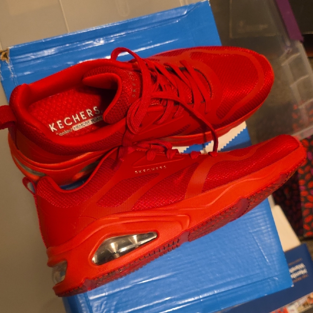 Skechers Bold Red Sneakers